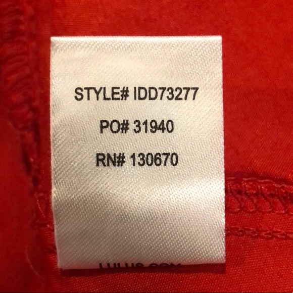 Lulu’s Shira Red Embroidered Sleeveless Dress XS NWT - Picture 10 of 10